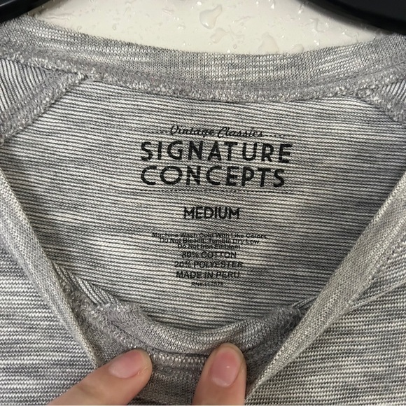 Signature Concepts Home Wisconsin Green Bag Packers Long Sleeve Shirt Medium - Picture 3 of 5